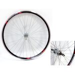 Колесо велосипедное VELOOLIMP 26", заднее, алюминиевый двойной обод, стальная втулка, эксцентрик, черное, ZVK00004, изображение  - НаВелосипеде.рф