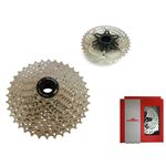 Кассета SUNRACE CSMS TAW, 10 скоростей, дискретная, 11-36Т, хромированная, 348г, CSMS0 TAW, изображение  - НаВелосипеде.рф