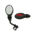 Зеркало велосипедное TBS CL-135, 4-7/8"X2-5/8", с красным катафотом на обратной стороне, CL-135, изображение  - НаВелосипеде.рф