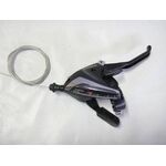 Шифтер велосипедный SHIMANO ST-EF-60-8R, 8 скоростей, правый, с тормозной ручкой, моноблок, чёрный, ZSM14840, изображение  - НаВелосипеде.рф