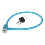 Велосипедный замок KELLYS KLS JOLLY, тросовый, на ключ, 12 x 650 мм, голубой, Cable Lock KLS JOLLY  Ø12mm x 650mm, sky, изображение  - НаВелосипеде.рф