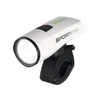 Фонарь SIGMA SPORTSTER, 2 режима, 30 люкс, освещаемая дистанция 50м, зарядка через USB, белый, 17276, изображение  - НаВелосипеде.рф