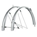 Крылья велосипедные SKS BLUEMELS SHINY 28" 53, silver, 10111, изображение  - НаВелосипеде.рф