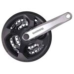 Система шатунов велосипедная Shimano Tourney, M131, 170мм, Квадрат, 42/34/24, EFCM131C244C, изображение  - НаВелосипеде.рф