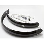 Крылья велосипедные SKS PET, 28", 51 мм, чёрные, с U-стойками, 6369 4722 28, изображение  - НаВелосипеде.рф