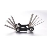 Мультитул Vinca Sport, 10 функций, черный, сталь, VSI 15 , изображение  - НаВелосипеде.рф