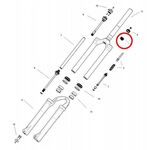 Клапан воздушный Manitou Kit Minute AIR Piston, 83-3188, изображение  - НаВелосипеде.рф