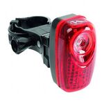 Фонарь велосипедный M-WAVE, задний, 3 диода, 1*0.5W, 3 функции, красный, 5-221041, изображение  - НаВелосипеде.рф