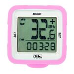 Велокомпьютер M-WAVE, 14 функций, беспроводной, сменный корпус из силикона, розовый, 5-244715, изображение  - НаВелосипеде.рф