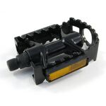 Педали Vinca Sport  алюминиевые черные, платформа 95*65 мм - 9/16'', VP 04А black, изображение  - НаВелосипеде.рф