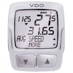 Велокомпьютер VDO C4, 22 функции, проводной, серый, 4-4104, изображение  - НаВелосипеде.рф