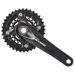 Система шатунов велосипедная SHIMANO Deore, M617, 175мм, интегрированный вал, 38/24T, без каретки, черный, EFCM617EX84L, изображение  - НаВелосипеде.рф