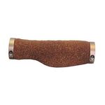 Грипсы велосипедные PROPALM, эргономичные, пробковые, 130мм, с 2 грипстопами, с упаковкой, Pro-468CK, изображение  - НаВелосипеде.рф