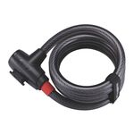 Велосипедный замок BBB PowerLock, тросовый, на ключ, 12 x 1800 мм, BBL-41, изображение  - НаВелосипеде.рф