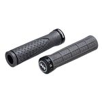 Грипсы велосипедные Kore Contour Lock-On Grip, 130 мм, кретон, серые, 98 г, KGPCTLK130YAT, изображение  - НаВелосипеде.рф