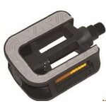 Педали для велосипеда Vinca Sport пластиковые с резиновыми вставками, 105*88мм, VP 66P, изображение  - НаВелосипеде.рф