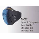 Респиратор велосипедный MEEK "TRIGRAM M-X2", 605x155мм, лайкра/неопрен/кожа, цвет синий, M-X2, изображение  - НаВелосипеде.рф