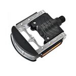 Педали WELLGO F147, складные, алюминий, ось Cr-mo, с подшипниками, 106х81х30мм, 440г, чёрные, F147, изображение  - НаВелосипеде.рф