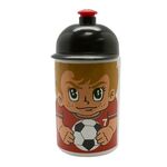 Фляга TBS, объем 350мл, детская, в виде человечка в каске, V-409W, изображение  - НаВелосипеде.рф