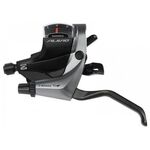 Шифтер Shimano Alivio  ST-M4000, комплект,  3x9  скорости, трос и оплетка, ESTM4000PA, изображение  - НаВелосипеде.рф