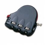 Велосипедный замок HANDYWAY вытяжной тросовый, кодовый, 1,5x1200 мм, чёрный, STL-2600C, изображение  - НаВелосипеде.рф