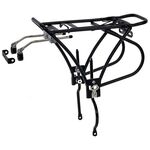 Багажник M-Wave, задний, 24-29", сварной  регулируемый стоечный черный, 5-440280, изображение  - НаВелосипеде.рф
