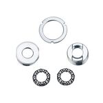 Каретка NECO B882, BSA 1.37”x 24T, R/L, сталь, 5 частей, чашки, контргайка, 1/4”x9x2 шт, B-882 R/L, изображение  - НаВелосипеде.рф