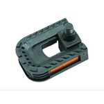 Педали KAMIGAWA UP-354, складные, нейлоновые, стальная ось, 97х75мм, 410г, чёрные, UP-354, изображение  - НаВелосипеде.рф