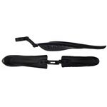 Комплект крыльев Vinca Sport 24-26``, пластик, черные, HN 15, изображение  - НаВелосипеде.рф