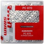 Цепь SRAM PC-870 PowerLink 8 скоростей, 48.2723.114.005, изображение  - НаВелосипеде.рф