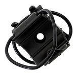 Крепление для насоса BETO, пластик+2 резиновых хомута, черный, 5-470216, изображение  - НаВелосипеде.рф