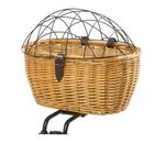 Велокорзина M-WAVE, передняя/задняя, для животных, сталь/дерево, плетёная, 5-431604, изображение  - НаВелосипеде.рф