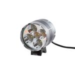 Фонарь велосипедный передний Lumen 305, 6000 lumens, 5 Cree XML-T6 серый, EBL305, изображение  - НаВелосипеде.рф