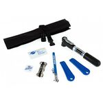 Набор инструментов PARK TOOL, 6 предметов, в мягком чехле, с насосом высокого давления, PTLBTR-1, изображение  - НаВелосипеде.рф