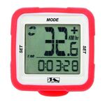 Велокомпьютер M-WAVE, 14 функций, беспроводной, сменный корпус из силикона, красный, 5-244712, изображение  - НаВелосипеде.рф