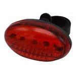 Фонарь велосипедный задний EASTPOWER, 5 светодиодов, 70 x 40 x 36мм, материал ABS, 2 батарейки ААА, EBL005, изображение  - НаВелосипеде.рф