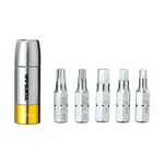 Бита динамометрическая Topeak Nano TorqBit 5, с набором бит-насадок, TT2562, изображение  - НаВелосипеде.рф