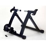 Вело-тренажер HORST сталь X002 26-29" магнитный тормоз складной, черный, 00-170308, изображение  - НаВелосипеде.рф