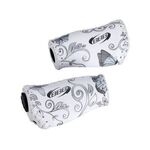 Грипсы велосипедные BBB grips ErgoFix, 92mm, butterfly silver, серебристо-белый, BHG-17G_butterfly silver, изображение  - НаВелосипеде.рф