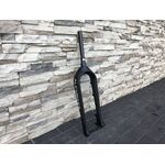 Вилка велосипедная ALEXBIKES AERO, карбон, чёрный матовый цвет, длина от короны до оси 483 мм, fork aero, изображение  - НаВелосипеде.рф