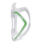 Флягодержатель велосипедный BBB FlexCage, белый/зеленый, BBC-36, изображение  - НаВелосипеде.рф