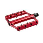 Педали Kore Rivera 9/16", красный, алюминий/сталь, KPDRVR01BRAT, изображение  - НаВелосипеде.рф