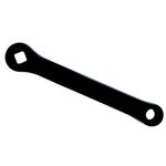 Шатун велосипедный левый M-Wave 170 мм сталь пластиковое покрытие черный, 5-267753, изображение  - НаВелосипеде.рф