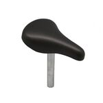 Седло велосипедное детское GRAND STAR GS-1217, с подседельной трубой 25.4, чёрное, GS-1217, изображение  - НаВелосипеде.рф