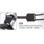 Защита V-brake TRIGRAM UZB, 90x140мм, неопрен, чёрная, UZB, изображение  - НаВелосипеде.рф