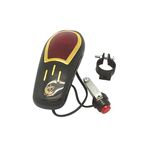 Сирена велосипедная TBS XC-208A, 8 тонов, с цветовой индикацией, изображение  - НаВелосипеде.рф