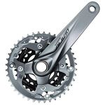 Система шатунов велосипедная SHIMANO Alivio M4050, SS, 9 скоростей, 170 мм, 40/30/22T, каретка SM-BB52, AFCM4050C002X, изображение  - НаВелосипеде.рф
