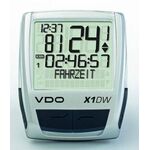 Велокомпьютер VDO Х1-DW-CAD, 11 функций, беспроводной, серебристо-черный, 4-7115, изображение  - НаВелосипеде.рф