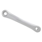 Шатун велосипедный M-Wave, левый, 170 мм, алюминий, серебристый, 5-352661, изображение  - НаВелосипеде.рф