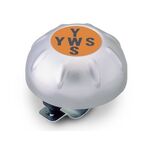 Звонок велосипедный TBS, диаметр 56мм, сталь, серебристый, YWS-360S, изображение  - НаВелосипеде.рф